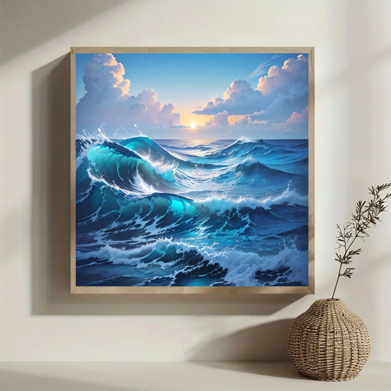 Diamond Painting Set - Full Diamond Round Water Diamond Art