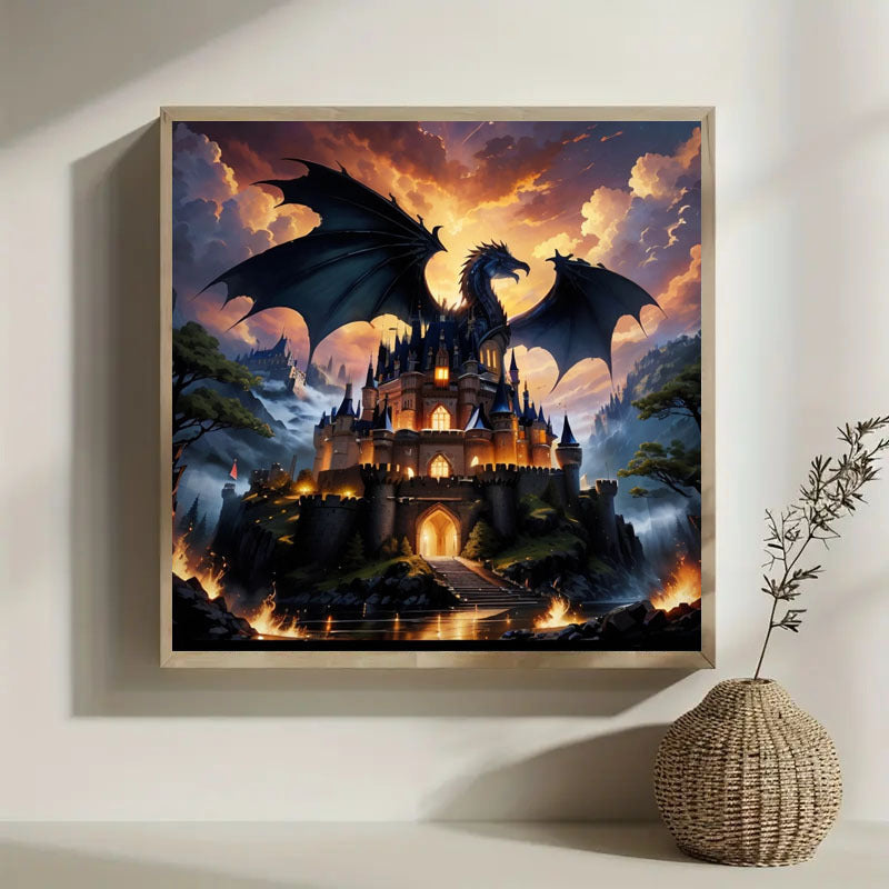 Diamond Painting Set - Full Diamond Round Water Diamond Art