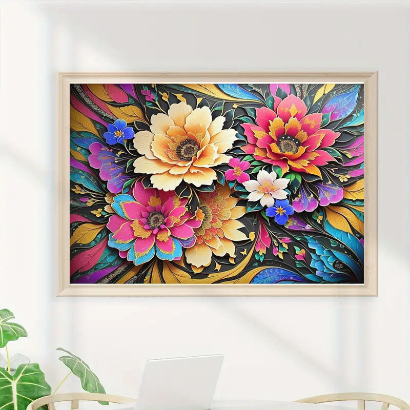 Diamond Painting Set Full Diamond Round Water Diamond Art