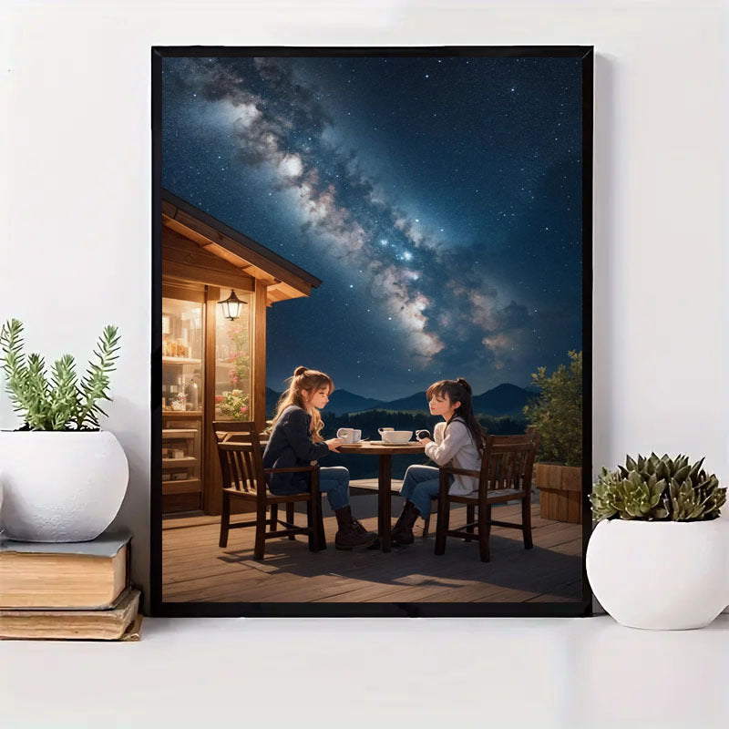 Diamond Painting Set - Full Diamond Round Water Diamond Art