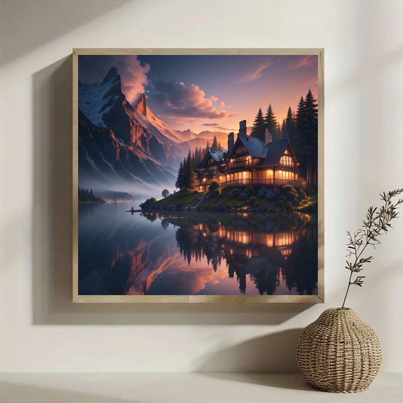 Diamond Painting Set - Full Diamond Round Water Diamond Art